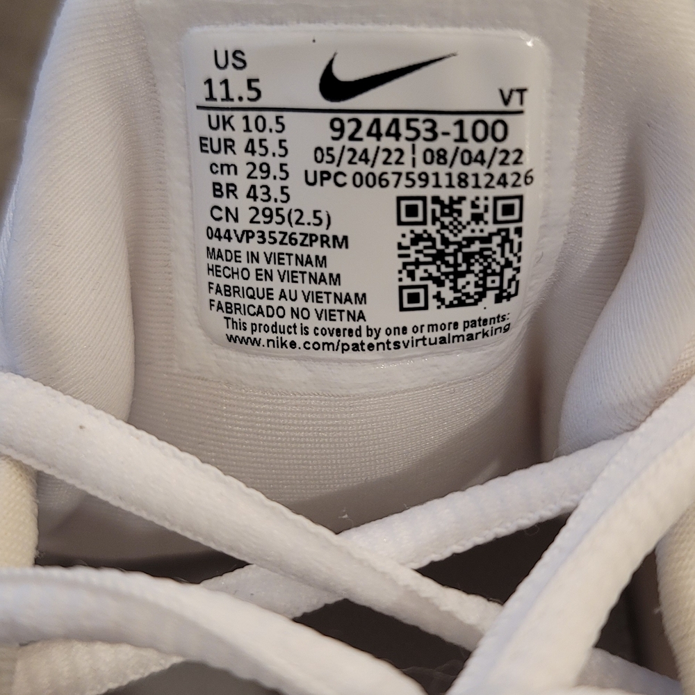 Nike White Athletic Shoes